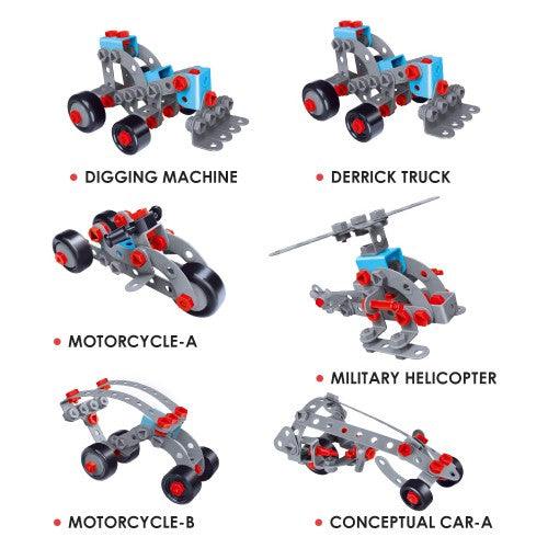 Arkmiido 12 in 1 Puzzle Toy, 282 PCS Construction Building Electric Drill Set, Creative Puzzles Assembly 3D DIY Toy, - Toytexx Arkmiido 12 in 1 Puzzle Toy, 282 PCS Construction Building Electric Drill Set, Creative Puzzles Assembly 3D DIY Toy, - Toytexx